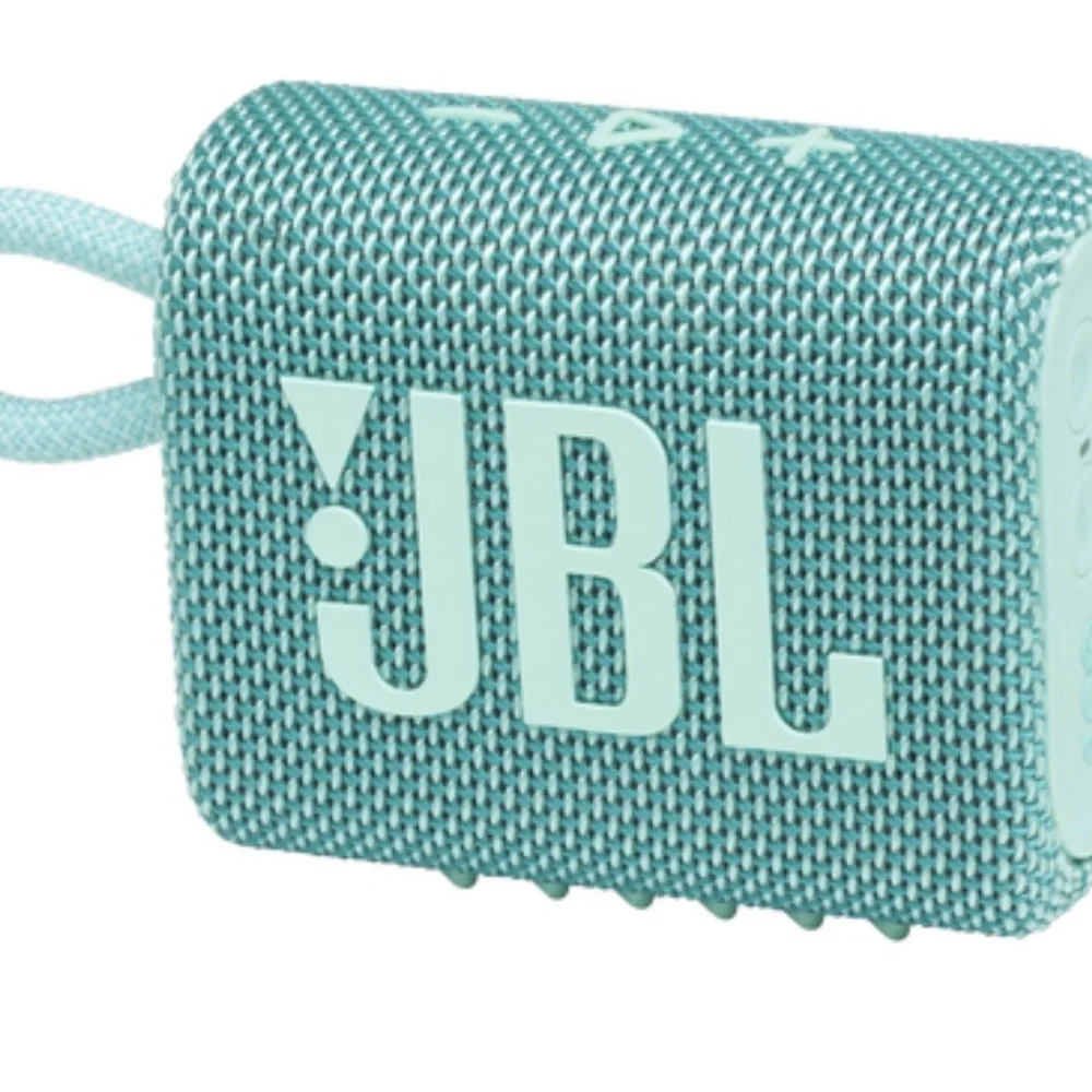 JBL GO 3 WATERPROOF BLUETOOTH PORTABLE GRAB AND GO SPEAKER IN TEAL - Picture 2 of 9